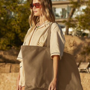 Oversized canvas tote bag