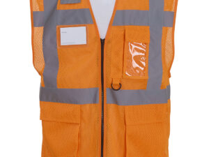 Hi-vis top cool open-mesh executive waistcoat (HVW820)