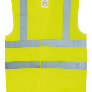 Flame-retardant hi-vis sleeveless waistcoat (HVW100FR)