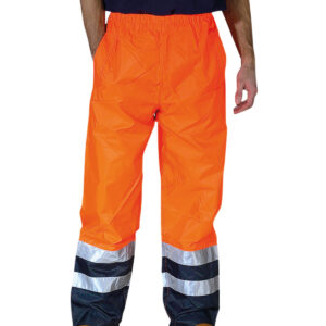 Hi-vis waterproof overtrousers (HVS463)