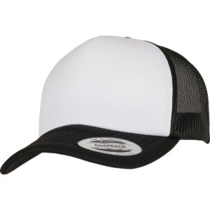 YP Classics® curved foam trucker cap – white front (6320W)