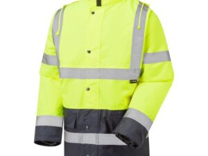 Supertouch Hi Vis Yellow 2 Tone Parka
