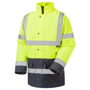 Supertouch Hi Vis Yellow 2 Tone Parka
