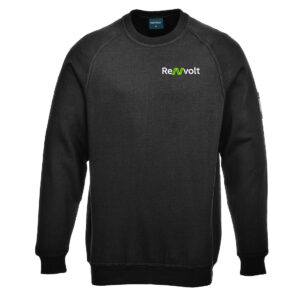 FR12 - Modaflame Knit FR Sweatshirt Black