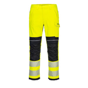 FR406 - PW3 Modaflame Work Hi-Vis Multi-Norm FR Trousers Yellow/Black