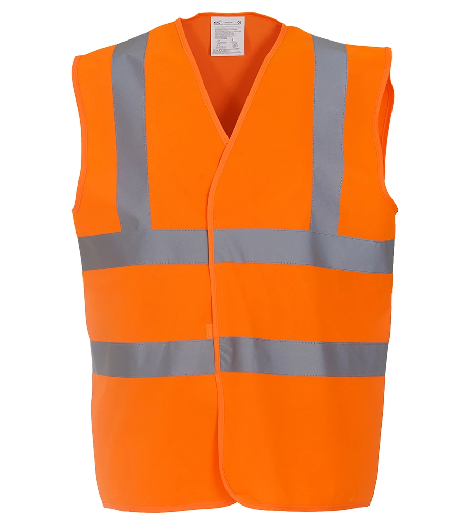 YK102 Hi-Vis Two Band and Braces Waistcoat